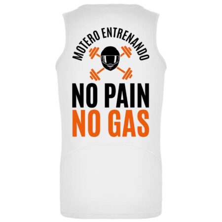 Camiseta Motero Entrenando No Pain No Gas - Imagen 4