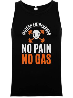 Camiseta Motero Entrenando No Pain No Gas