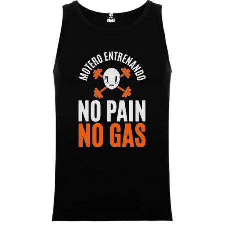 Camiseta Motero Entrenando No Pain No Gas